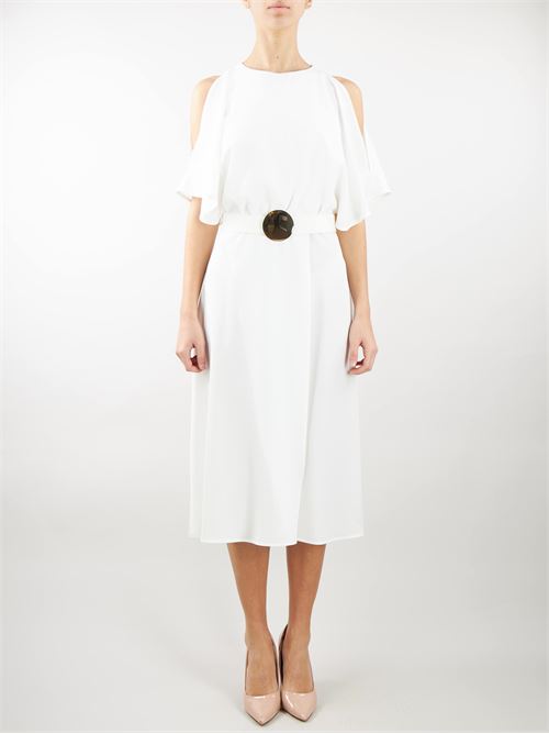 Midi dress with belt Simona Corsellini SIMONA CORSELLINI |  | AB07701TTEC0010359